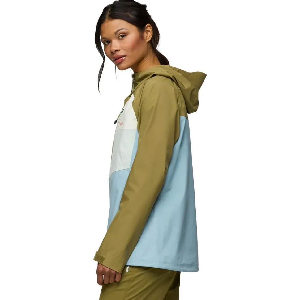 Veste de rando Cotopaxi Impermeo 3L Hooded Shell Jacket W Moss And Sea Spray