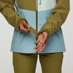 Veste de rando Cotopaxi Impermeo 3L Hooded Shell Jacket W Moss And Sea Spray