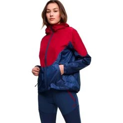 Veste de rando Kari Traa Sanne Wind Jacket Red