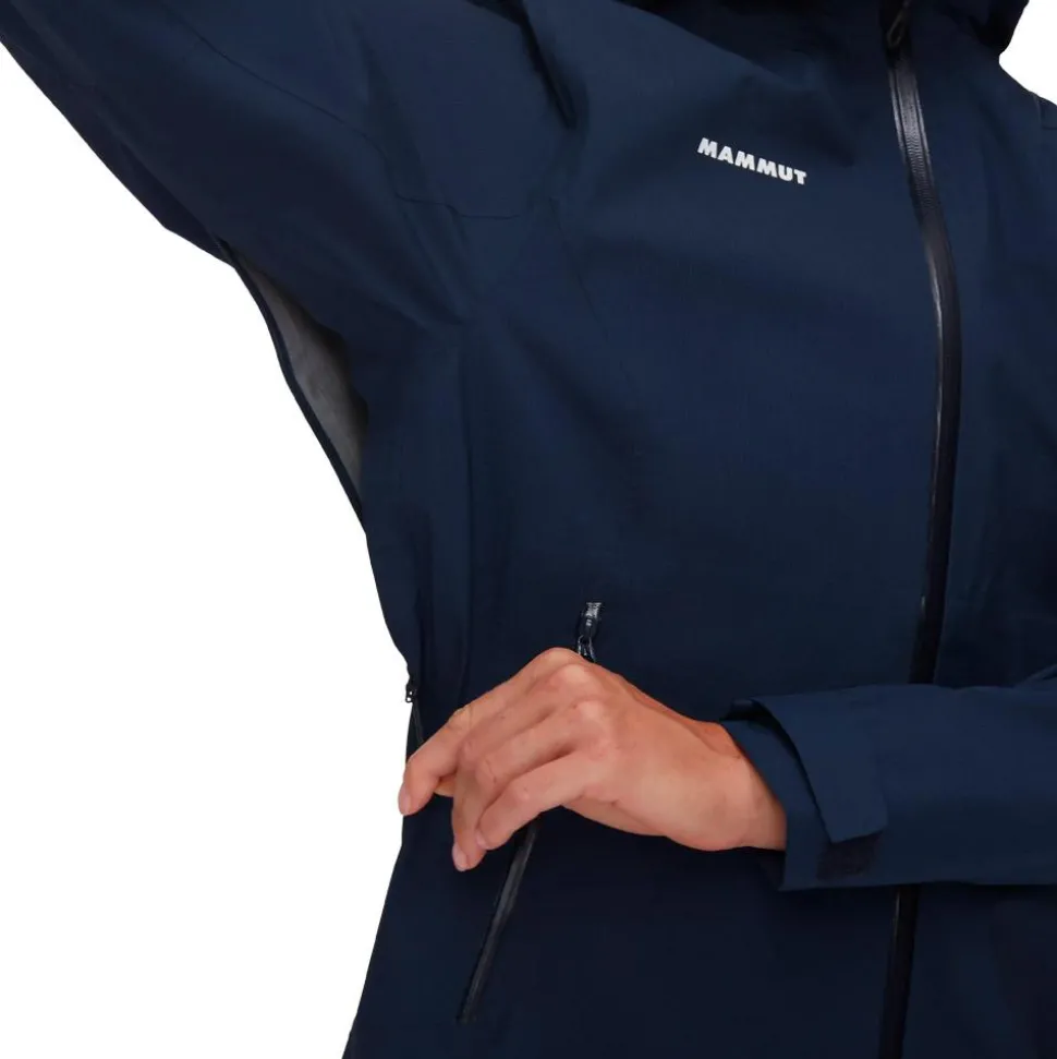 Veste de rando Mammut Alto Light Hardshell Hooded Jacket W Marine