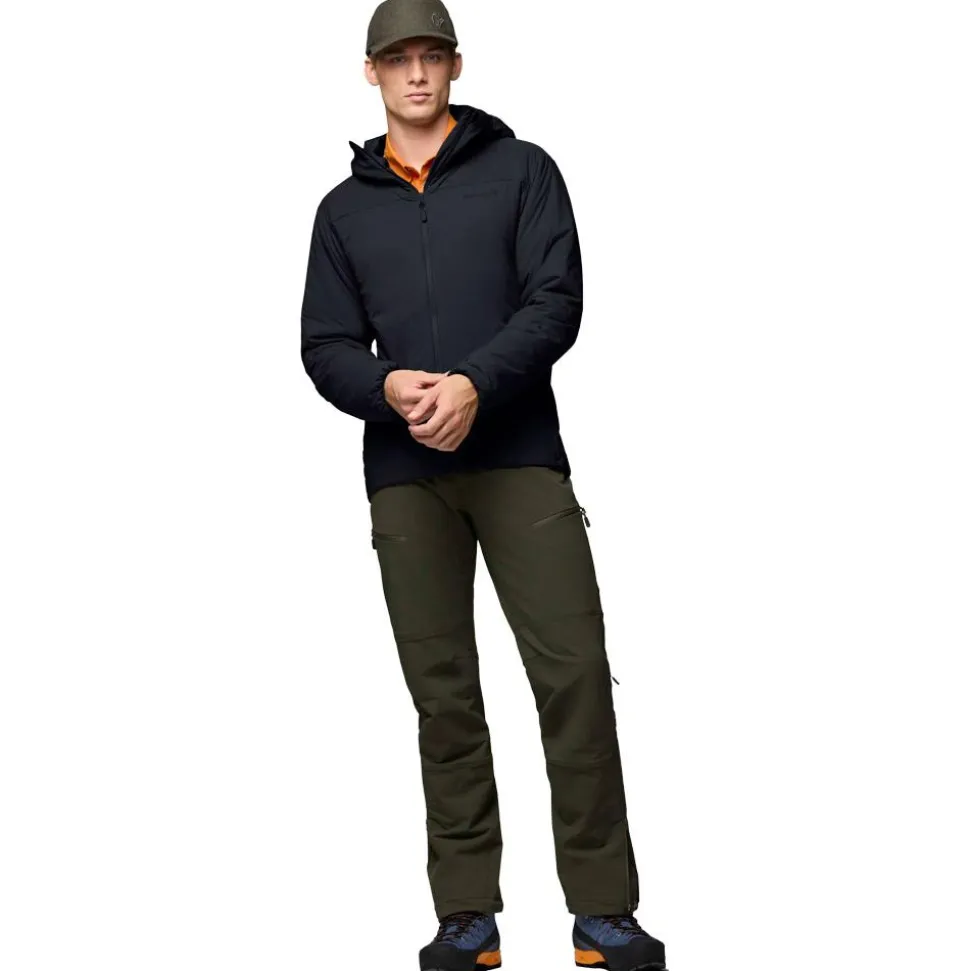 Veste de rando Norrona Femund Thermo 60 Zip Hood M's Caviar