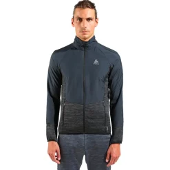 Veste de trail Odlo Essential Insulator Hybrid Jkt Black