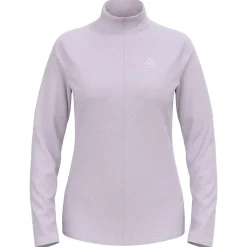 Veste de trail Odlo Roy Mid Layer 1/2 Zip W Lilac Gray Ridge