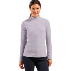 Veste de trail Odlo Roy Mid Layer 1/2 Zip W Lilac Gray Ridge