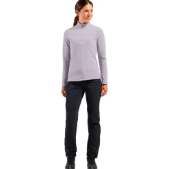 Veste de trail Odlo Roy Mid Layer 1/2 Zip W Lilac Gray Ridge