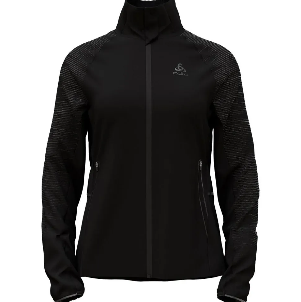 Veste de trail Odlo Zeroweight Pro Warm Reflect Wmn Black