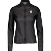 Veste de trail Scott Jacket W's Rc Run Wb Black Yellow