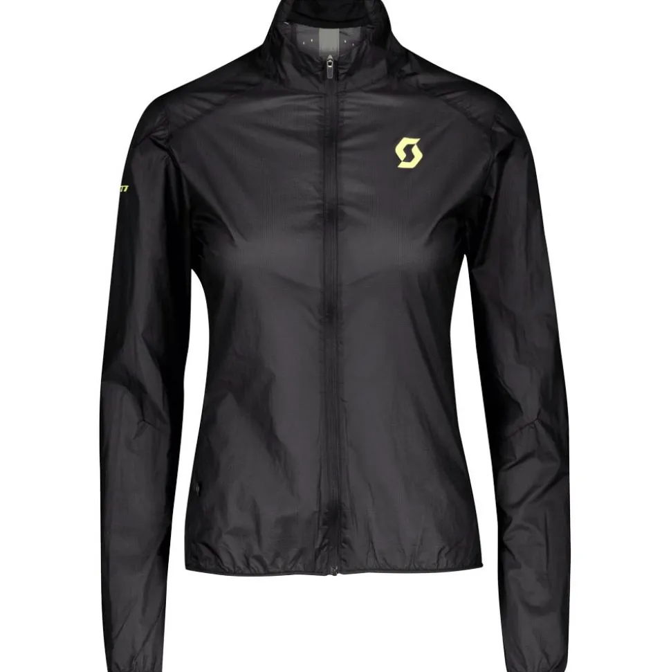 Veste de trail Scott Jacket W's Rc Run Wb Black Yellow