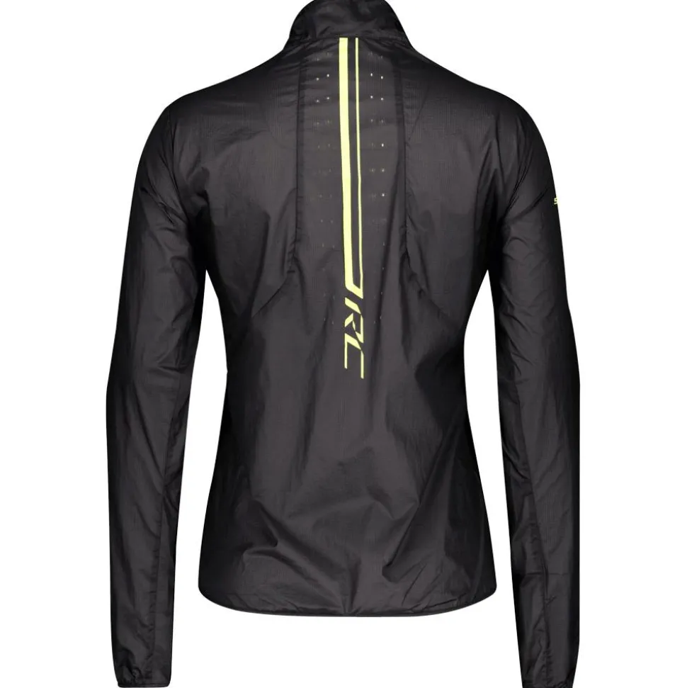 Veste de trail Scott Jacket W's Rc Run Wb Black Yellow