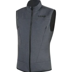 Veste Lenz Heat Vest 2.0 Men + 2 Heat Pads Black Grey Melange
