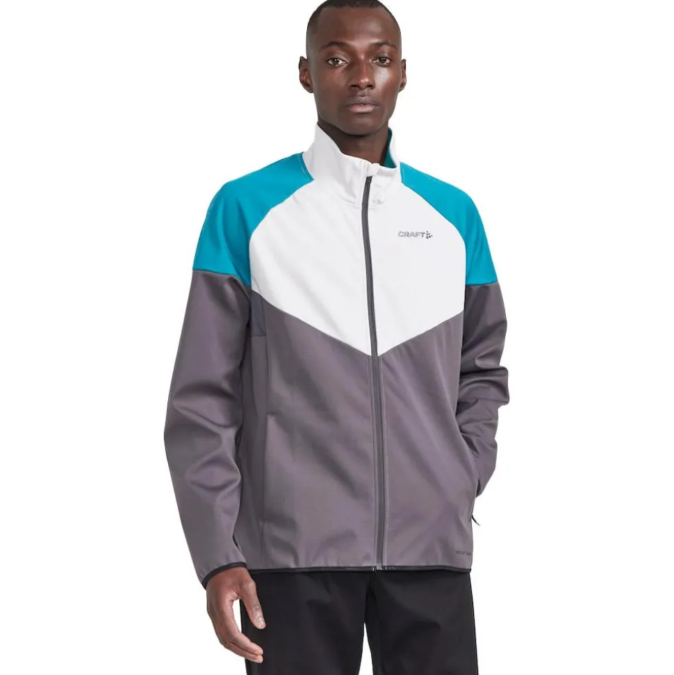 Veste Nordique Craft Core Glide Block Jacket M Ash - Deep Lake