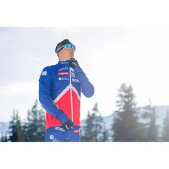Veste Nordique Craft Veste Legere FFS Bleu-Blanc-Rouge