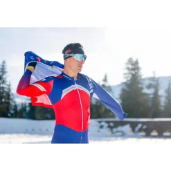 Veste Nordique Craft Veste Legere FFS Bleu-Blanc-Rouge