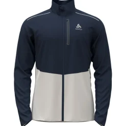 Veste Nordique Odlo Langnes Jkt Dark Sapphire White