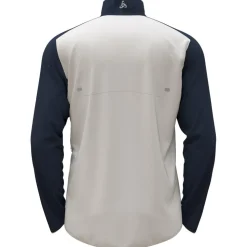 Veste Nordique Odlo Langnes Jkt Dark Sapphire White