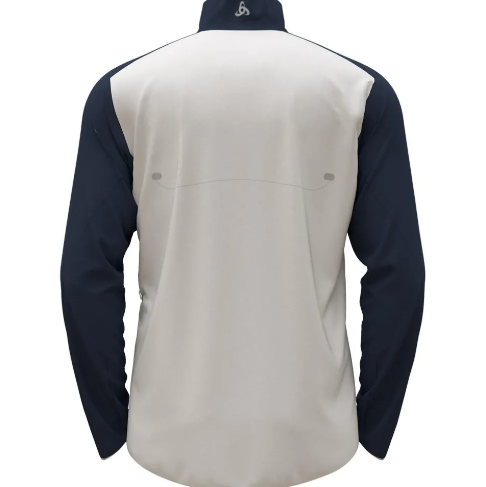 Veste Nordique Odlo Langnes Jkt Dark Sapphire White