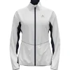 Veste Nordique Odlo Markenes Wmn Jkt White/Dark Sapphire