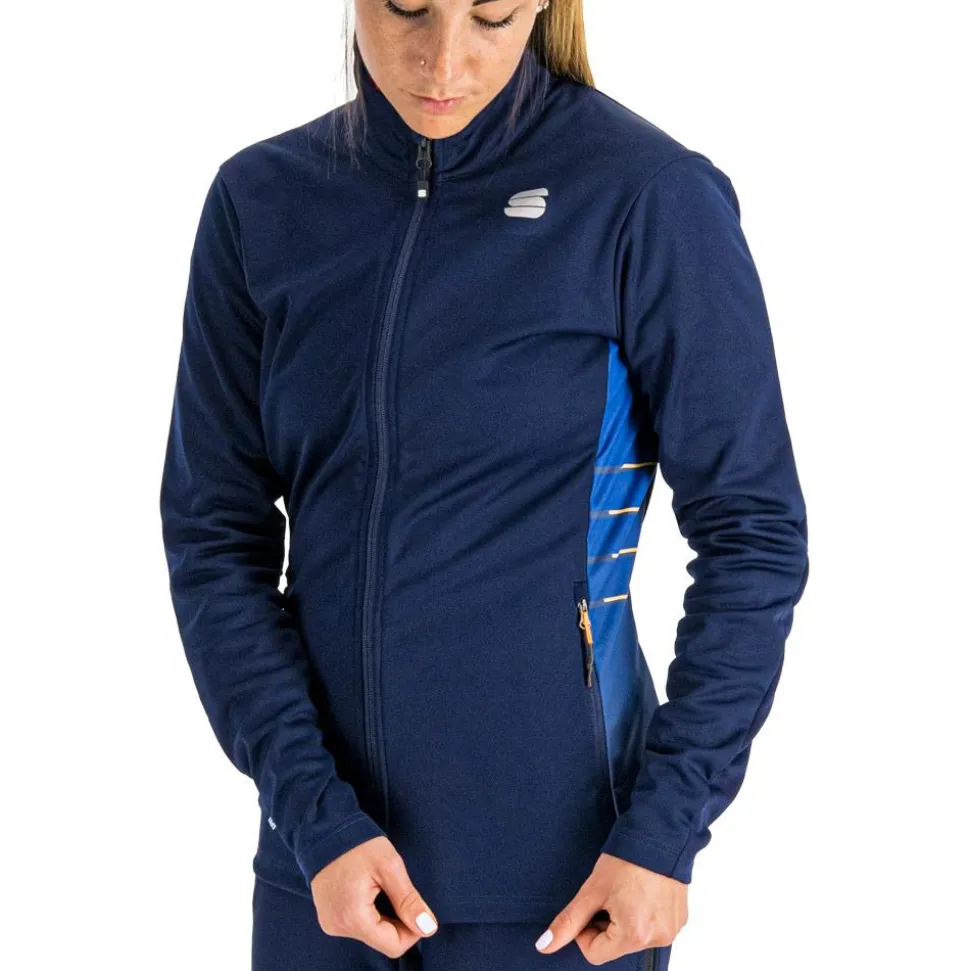 Veste Nordique Sportful Squadra Wmn Jkt Italy Blu/Blue Ceramic