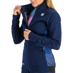 Veste Nordique Sportful Squadra Wmn Jkt Italy Blu/Blue Ceramic