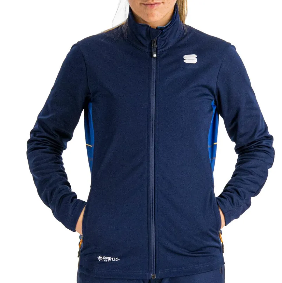 Veste Nordique Sportful Squadra Wmn Jkt Italy Blu/Blue Ceramic