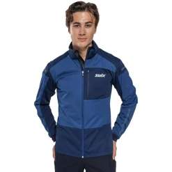 Veste Nordique Swix Dynamic Jacket Lake Blue Dark Navy