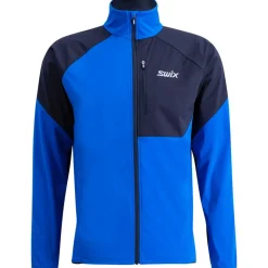 Veste Nordique Swix Focus Wind Jacket M Active Blue Dark Navy