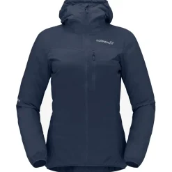 Veste technique Norrona Falketind Aero60 Hood W's Indigo Night