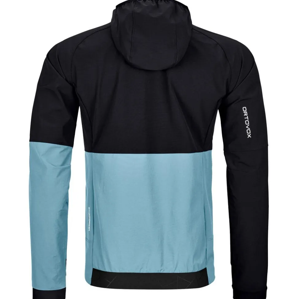 Veste technique Ortovox Punta Berrino Hooded Jacket M Black Raven