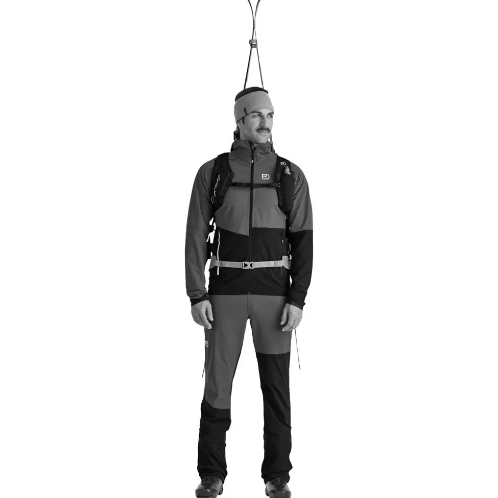 Veste technique Ortovox Punta Berrino Hooded Jacket M Black Raven