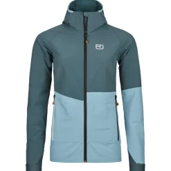 Veste technique Ortovox Punta Berrino Hooded Jacket W Dark Arctic Grey